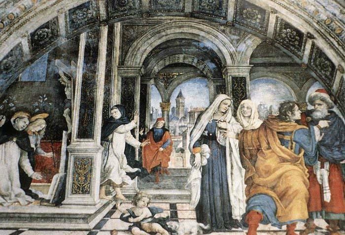 Filippino Lippi Scene from the Life of St Thomas Aquinas